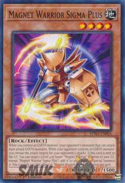 Magnet Warrior Sigma Plus BPRO-EN005 1st ED Yu-Gi-Oh! - Image 1