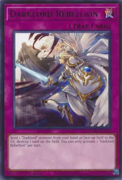 Darklord Rebellion MZMU-EN123 1st ED Yu-Gi-Oh! - Image 1
