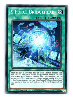 S-Force Bridgehead - BLVO-EN057 - Secret Rare - 1st Edition Yugioh - Image 1