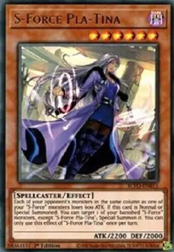 S-Force Pla-Tina BLVO-EN015 - Ultra Rare 1st Edition Yugioh - Image 1