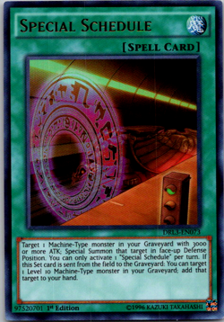 Special Schedule - DRL3-EN073 - NM/VLP - Ultra Rare - 1st ed - Yugioh - Image 1
