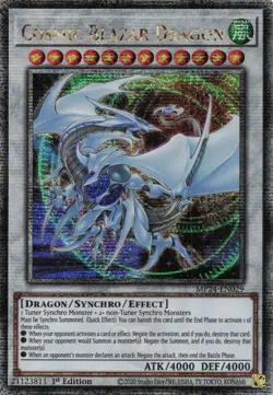 Yugioh MP24-EN029 - Cosmic Blazar Dragon - Quarter Century Secret Rare - Image 1