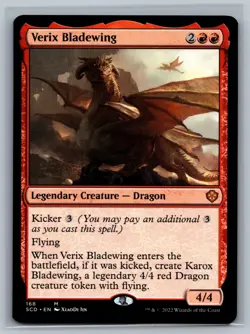 Magic MTG Starter Commander Decks Verix Bladewing #168 TCG CCG - Image 1
