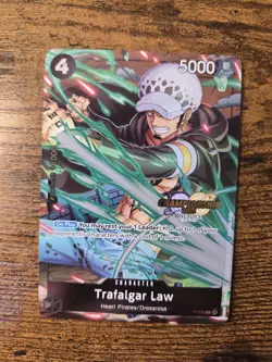 Trafalgar Law P-038 Championship 2024 Event Pack One Piece Promo NM Free Ship - Image 1