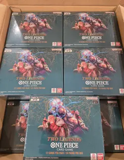 OP-08 Two Legends Booster Box One Piece TCG English Edition, New Sealed - Image 1