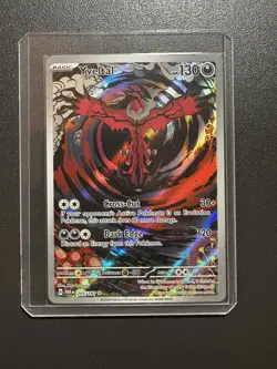 Yveltal Pokemon Illustration Rare Card Paradox Rift 205/182 Pokemon TCG NM - Image 1