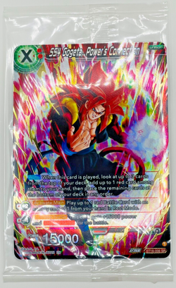 SS4 Gogeta, Power's Connection BT18-006 SR Dragon Ball Super Card Game | Sealed - Image 1