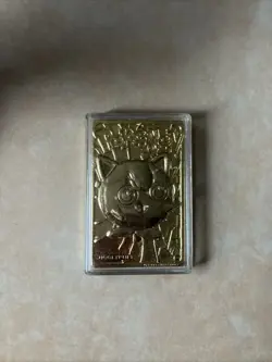 Jigglypuff 1999 Burger King 23k Gold Plated Card - Pokemon TCG w/Poke Ball & COA - Image 2