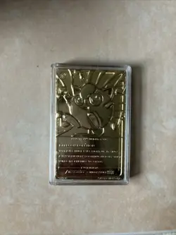 Jigglypuff 1999 Burger King 23k Gold Plated Card - Pokemon TCG w/Poke Ball & COA - Image 3