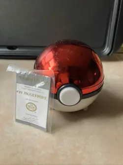 Jigglypuff 1999 Burger King 23k Gold Plated Card - Pokemon TCG w/Poke Ball & COA - Image 4