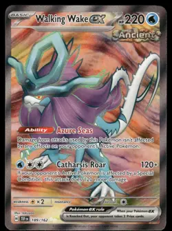 Pokemon Cards Walking Wake ex 189/162 Temporal Forces Ultra Rare NM - Image 1