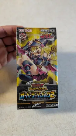 Yu-Gi-Oh! Rush Duel Over Rush Pack 2 Sealed Box Konami Japanese Card Game - Image 1