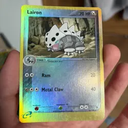 Pokemon Lairon Card 36/109 EX Ruby and Sapphire Reverse Holo - Image 1