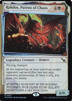 Rakdos, Patron of Chaos (Showcase) Murders at Karlov Manor Foil - Image 1