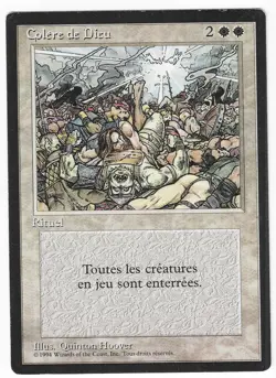 ►Magic-Style◄ MTG - Wrath of God - French Revised FBB - Good - Image 1