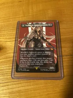 Sephiroth, Fabled SOLDIER (0382) (Borderless) Final Fantasy Regular - Image 1