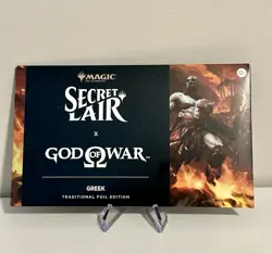 Magic The Gathering Secret Lair x God of War: Greek Foil Edition Sealed - Image 1