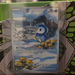 Pokemon Piplup 098/094 Phantasmal Flames Illustration Rare Holo English - Image 1