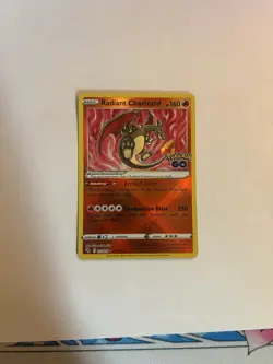 Radiant Charizard 011/078 Pokemon GO Holo NM - Image 1