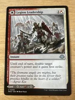 Legion Leadership // Legion Stronghold MTG Modern Horizons 3 Uncommon NM x1 - Image 1