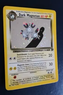 Pokemon TCG Dark Magneton Holo 11/82 Team Rocket English Near Mint - Image 3