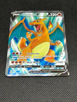 Pokemon Tcg Charizard V 153/172 Full Art Brilliant Stars - Image 2