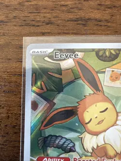 Eevee Pokemon S&V Black star #173 Prismatic Evolution Promo Cards Holo NM - Image 2