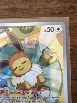 Eevee Pokemon S&V Black star #173 Prismatic Evolution Promo Cards Holo NM - Image 3