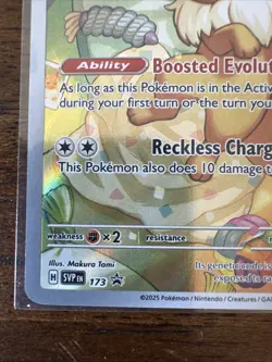 Eevee Pokemon S&V Black star #173 Prismatic Evolution Promo Cards Holo NM - Image 5