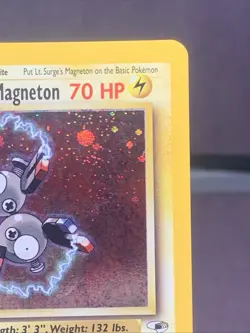 Pokemon TCG Lt. Surge's Magneton 8/132 Gym Heroes Holo Rare WOTC VTG 2000 - Image 3