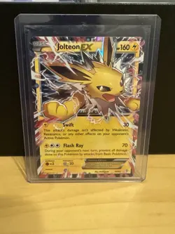 Jolteon EX 28/83 Generations 2016 Ultra Rare Pokemon Card MP - Image 1