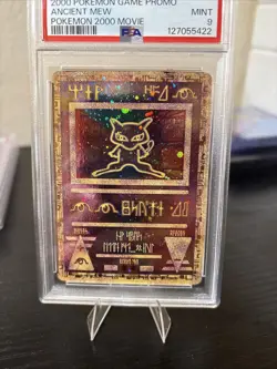 Ancient Mew 2000 Pokemon Game Movie Promo Pokemon Card PSA 9 New Cert - Image 2