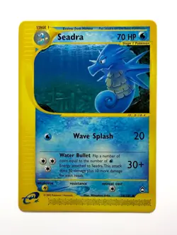 Pokemon TCG Seadra 58/147 Aquapolis E-Reader Uncommon Non Holo Vintage NM - Image 1