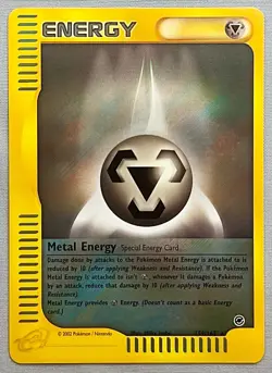 Pokemon Metal Energy 159/165 Non-Holo Rare - 2002 Expedition Base Set - NM to MT - Image 1