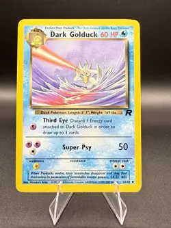 Pokemon TCG Dark Golduck Card 37/82 Team Rocket - Image 1