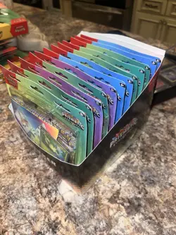 Pokemon Prismatic Evolutions Tech Sticker Collection (Lot of 12) W/Box - Image 2