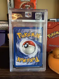 2000 POKEMON ROCKET 1ST EDITION #17 RAINBOW ENERGY-HOLO PSA 9 - Image 2