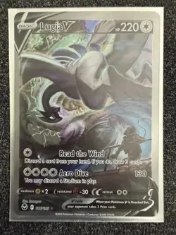 Lugia V Full Art UR 138/195 Pokemon TCG SWSH Silver Tempest Ultra Rare NM+ - Image 1