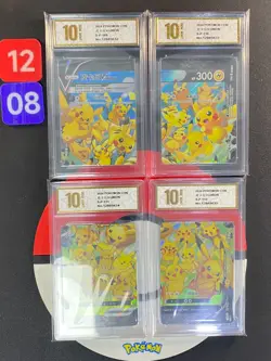 Pokemon TCG S-Chinese Pikachu V UNION S-P 109-112 Promo card Grade10 12081 - Image 1