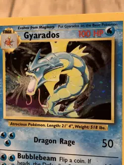 Gyarados 6/102 Base Set Rare Holo Pokemon Card - Image 4