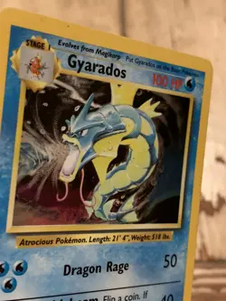 Gyarados 6/102 Base Set Rare Holo Pokemon Card - Image 5
