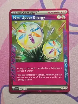 Neo Upper Energy 162/162SV05: Temporal Forces Ace Spec Holo Pokemon TCG NM - Image 1