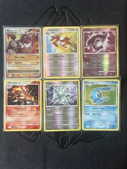 Pokemon TCG 6 Card Diamond and Pearl Holo Bundle - Image 1