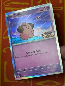 POKEMON TCG CLEFFA SVP 037 HOLO STAMPED EXC BLACK STAR PROMO - Image 3
