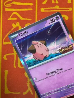POKEMON TCG CLEFFA SVP 037 HOLO STAMPED EXC BLACK STAR PROMO - Image 5