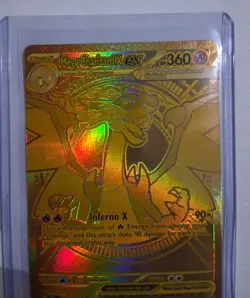 Gold Mega Charizard X EX 130/094 - English - Pokemon Phantasmal Flames - Image 2