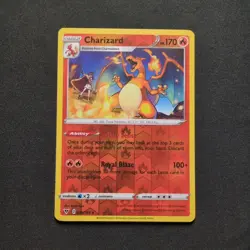 Pokemon TCG Charizard 025/185 Vivid Voltage Reverse Holo Rare - Image 1