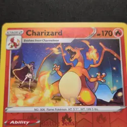 Pokemon TCG Charizard 025/185 Vivid Voltage Reverse Holo Rare - Image 4