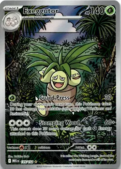 Pokemon Exeggutor 135 Illustration Rare Mega Evolution Near Mint - Image 1