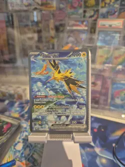 Pokemon TCG Zapdos EX 202/165 Scarlet Violet 151 Special Illustration Rare - Image 1